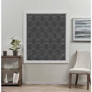 AMALGAMATED TEXTILES Exclusive Home Prague Trellis 100% Blackout Roman Shade
