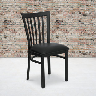 INBOX ZERO Oliverson School House Back Metal Restaurant Chair