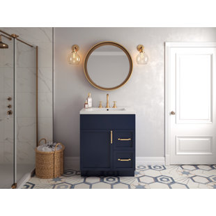 CUTLER KITCHEN & BATH 30'' Single Bathroom Vanity with Acrylic Top