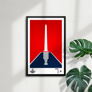 S. PRESTON ART + DESIGNS Minimalist 2018 NHL Stanley Cup By S. Preston Washington Capitals