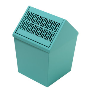 HIDE + SEEK SUPPLY CO. 6 Gallons Metal Open Trash Can