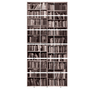 IMAGINE TILE, INC. Bibliophile 16" x 16" Ceramic Patterned Wall & Floor Tile