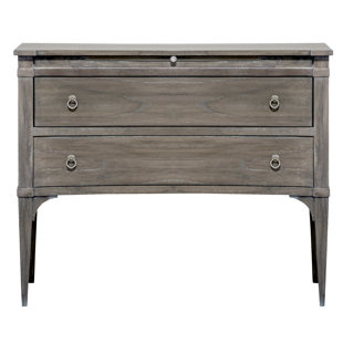 VANGUARD FURNITURE Cyprus Nightstand Chest in Light Pewter Hardware