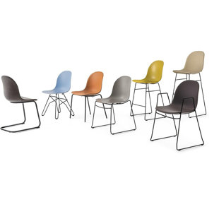 CONNUBIA Academy Counter Stool with Chromed Frame