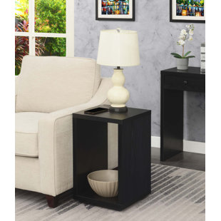 LATITUDE RUN® Jaffrey Floor Shelf End Table with Storage