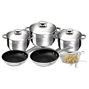 BERLINGER HAUS 9 - Piece Stainless Steel Cookware Set