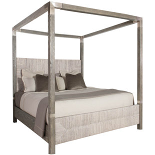 BERNHARDT Palma Solid Wood Low Profile Canopy Bed