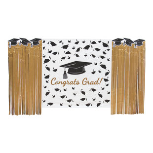 THE PARTY AISLE™ Berrios 5 Piece Paper Graduation Decoration Kit (Set of 5)