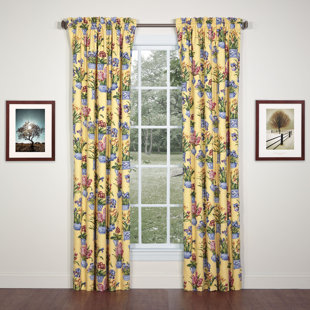 CANORA GREY Blyth Cotton Room Darkening Curtains / Drapes Pair