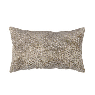 PASARGAD Naples Floral Throw Pillow