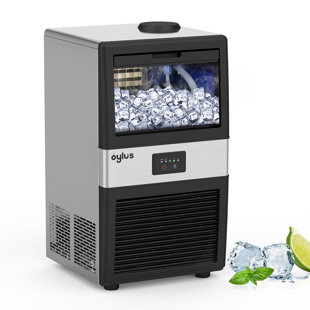 Oylus 70lbs/24hours Stainless Steel Commercial Ice Maker Machine