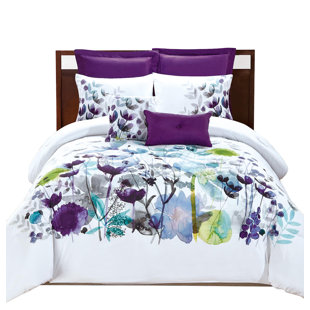 LADY SANDRA Flower Floral Comforter Set