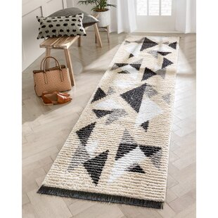 WELL WOVEN Maya Etenia Tribal Abstract Pattern Gray High-Low Textured Pile Rug