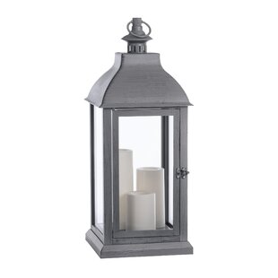 STERNO HOME 22.6'' Battery Powered Integrated LED Outdoor Lantern