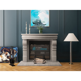 LOS ANGELES CAST STONE Hamilton Fireplace Surround