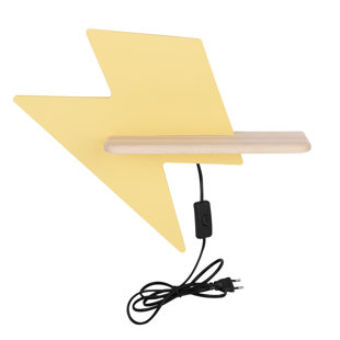 CANDELLUX LIGHTING LED-Stecker Bündige Wandleuchte 1-flammigaus Massivholz