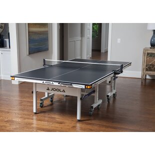 JOOLA USA JOOLA Rally - Professional MDF Indoor Table Tennis Table with Quick Clamp Net Set with Playback Mode