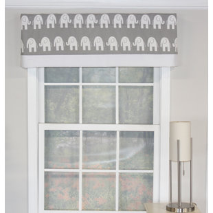 RLF HOME Ele Banded Valance Storm