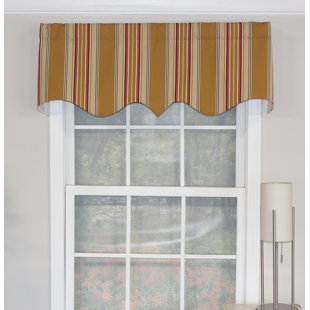 RLF HOME Avia Stripe Regal Valance Mustard