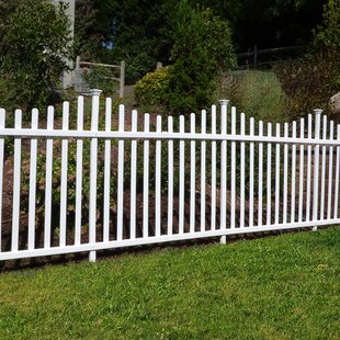 ZIPPITY OUTDOOR PRODUCTS Zippity 3.5 ft. H x 7.6 ft. W Manchester No-Dig Vinyl Fence (2 Panels)