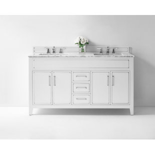 ANCERRE DESIGNS Aspen 60" Double Bathroom Vanity Set