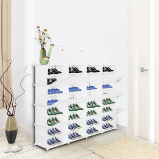 REBRILLIANT Avaeya Stackable Shoe Storage Cabinet