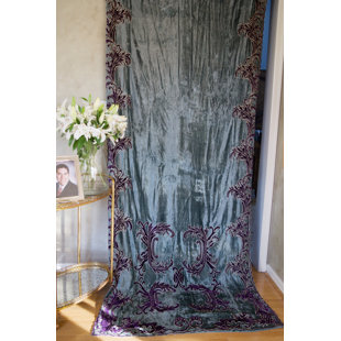 DEBAGE INC. Tudor Velvet Blackout Curtain Panel