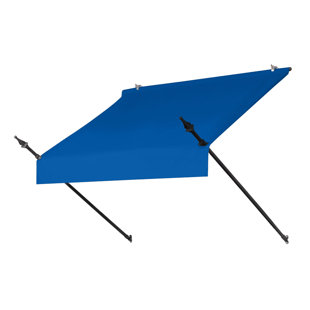 IDM Worldwide 50.5'' W x 21'' D Fabric Cover Retractable Door / Window Awning