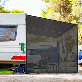 CASAINC RV Awning Side Mesh Sunshade with Complete Kits Screen