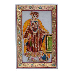 Lavish Touch Mughal Painting - King Painting