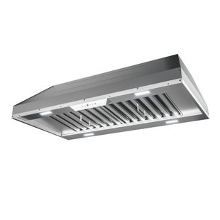 Zephyr Monsoon II 60" 1200 CFM Insert Mount Range Hood with LED Light in Stainless Steel