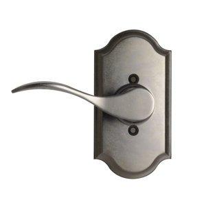 Weslock Left Handed Bordeau Premiere Privacy Lever Set in , Satin Nickel
