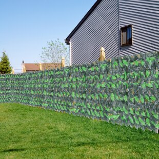 KONELIA Faux Ivy Leaf Artificial Hedge Screen Privacy Fence Panel