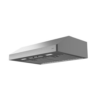 Zephyr Gust 30 Inches 290 Cubic Feet Per Minute Convertible Under Cabinet Range Hood with Baffle Filter and Light Included
