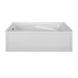 MTI BATHS Basics® 60 x 42 Alcove Soaking Acrylic Bathtub