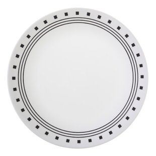 CORELLE Livingware City Block 8.5" Salad or Dessert Plate (Set of 6)