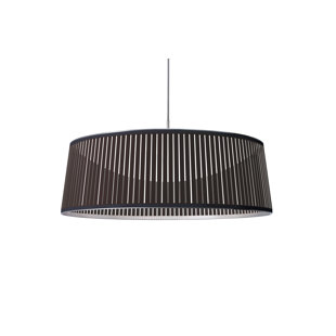 PABLO DESIGNS Solis 1 - Light Unique/Statement Drum LED Chandelier Accents