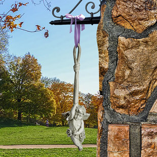 DESIGN TOSCANO Angelic Play Hanging Statue
