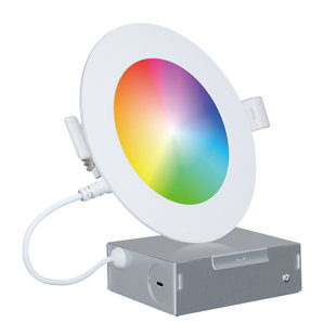 INFIBRITE 4.3'' Tunable Color Temperature Dimmable Air-Tight IC Rated LED Canless Recessed Lighting Kit