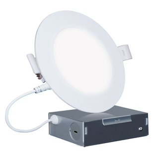 INFIBRITE 4" Ultra Slim Selectable 3CCT IC LED Canless Recessed Lighting Kit