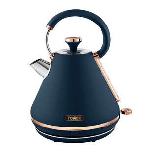 Tower Cavaletto Pyramid Kettle with Fast Boil, Detachable Filter, 1.7 Litre, 3000 W