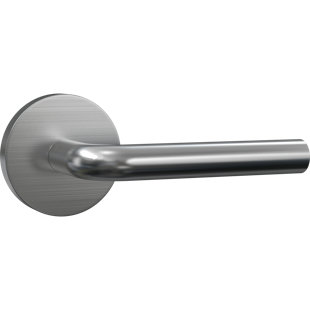 DELANEY HARDWARE Bravura Satin Nickel Passage (Hall & Closet) Door Lever