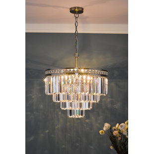 CANORA GREY Anjelique 4-Light Crystal Chandelier