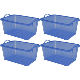 BRAMLI USA, INC Life Story Plastic Tubs & Totes Set (Set of 4)