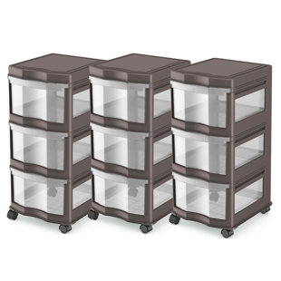 BRAMLI USA, INC 3 Drawer Storage Drawer (Set of 3)
