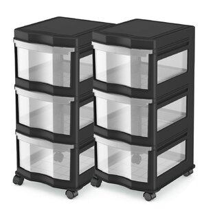 BRAMLI USA, INC 3 Drawer Storage Drawer (Set of 2)