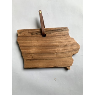 BIDKhome Iowa Acacia Wood Cutting Board