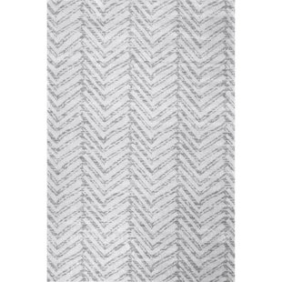 WILLISTON FORGE Nyo Transitional Striped Performance Gray Rug