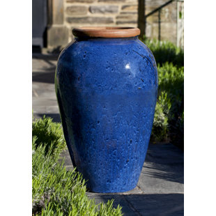 CAMPANIA INTERNATIONAL Binjai Glazed Pottery Pot Planter