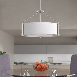 WADE LOGAN® Seawell 4 - Light Dimmable Drum Chandelier